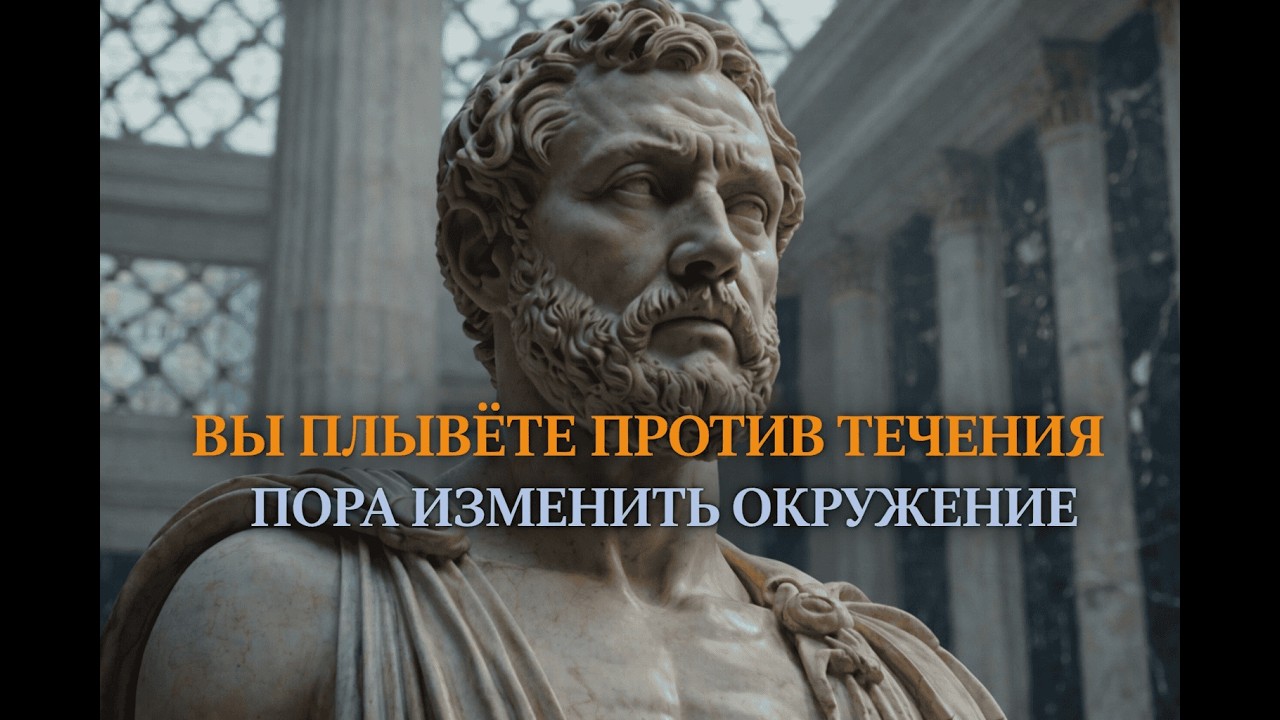 🧠 Вы плывёте против течения? Пора изменить окружение | Стоицизм
