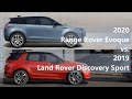 2020 Range Rover Evoque vs 2019 Land Rover Discovery Sport (technical comparison)