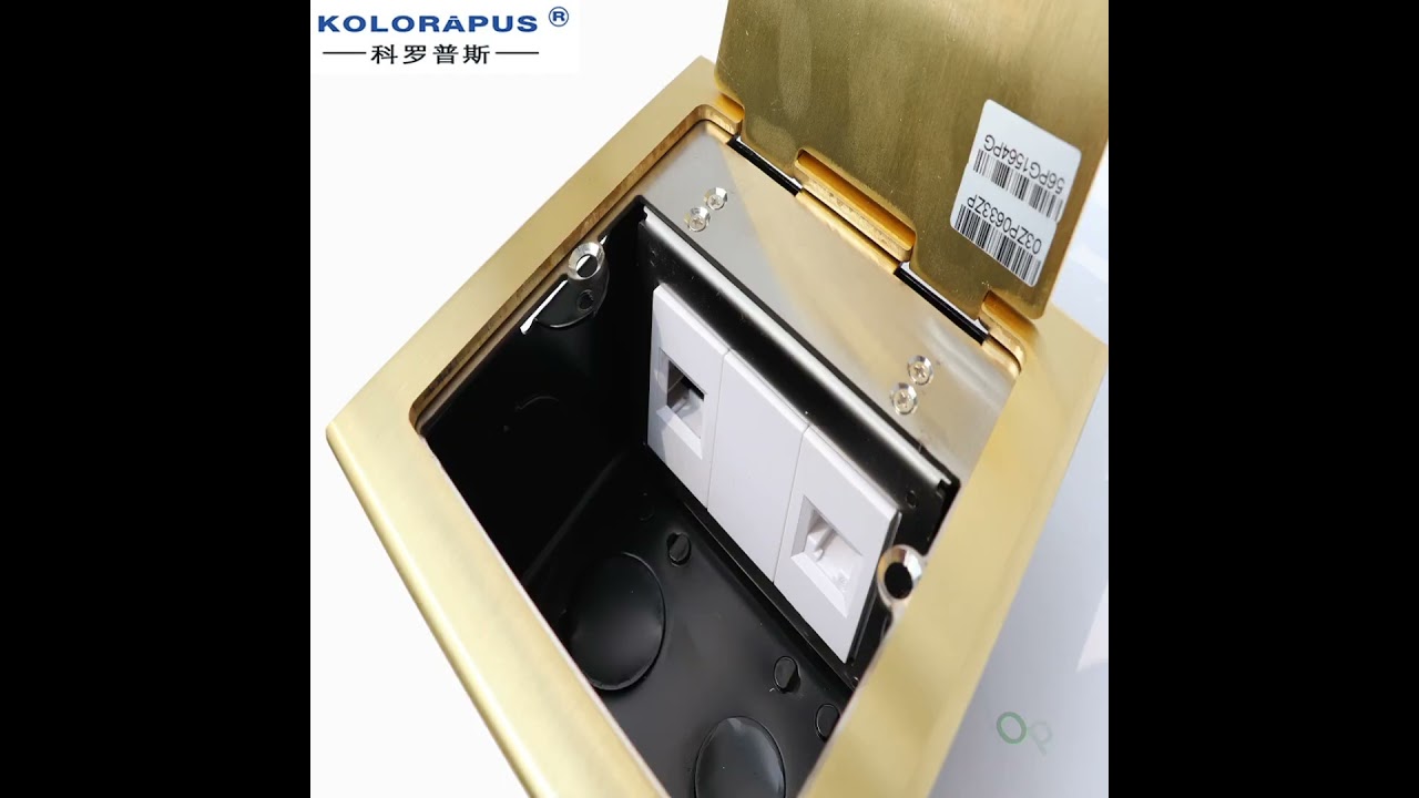 Open-type copper ground socket 