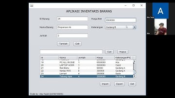 PBO Aplikasi Inventaris Barang Sederhana
