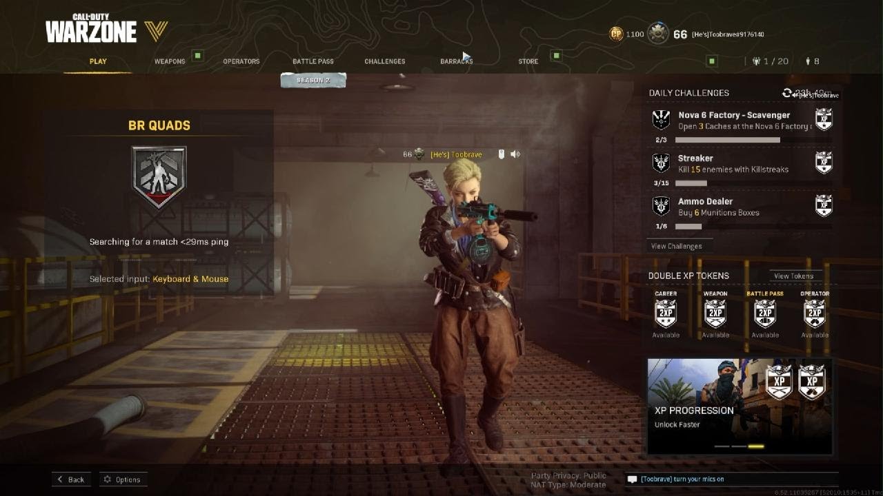 Vanguard- Warzone - Battle Royal- solos - Broken TTK wins