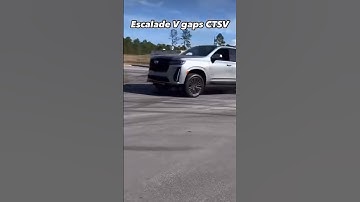 Escalade V vs CT5 V BLACKWING #explore #cars #cadillac #supercharged #video #viral #shortvideo