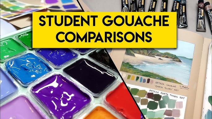 Comparing 8 Professional GOUACHE Brands - Which Will Surprise You? 