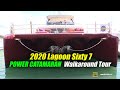 2020 lagoon sixty 7 power catamaran  walkaround tour  2020 miami boat show