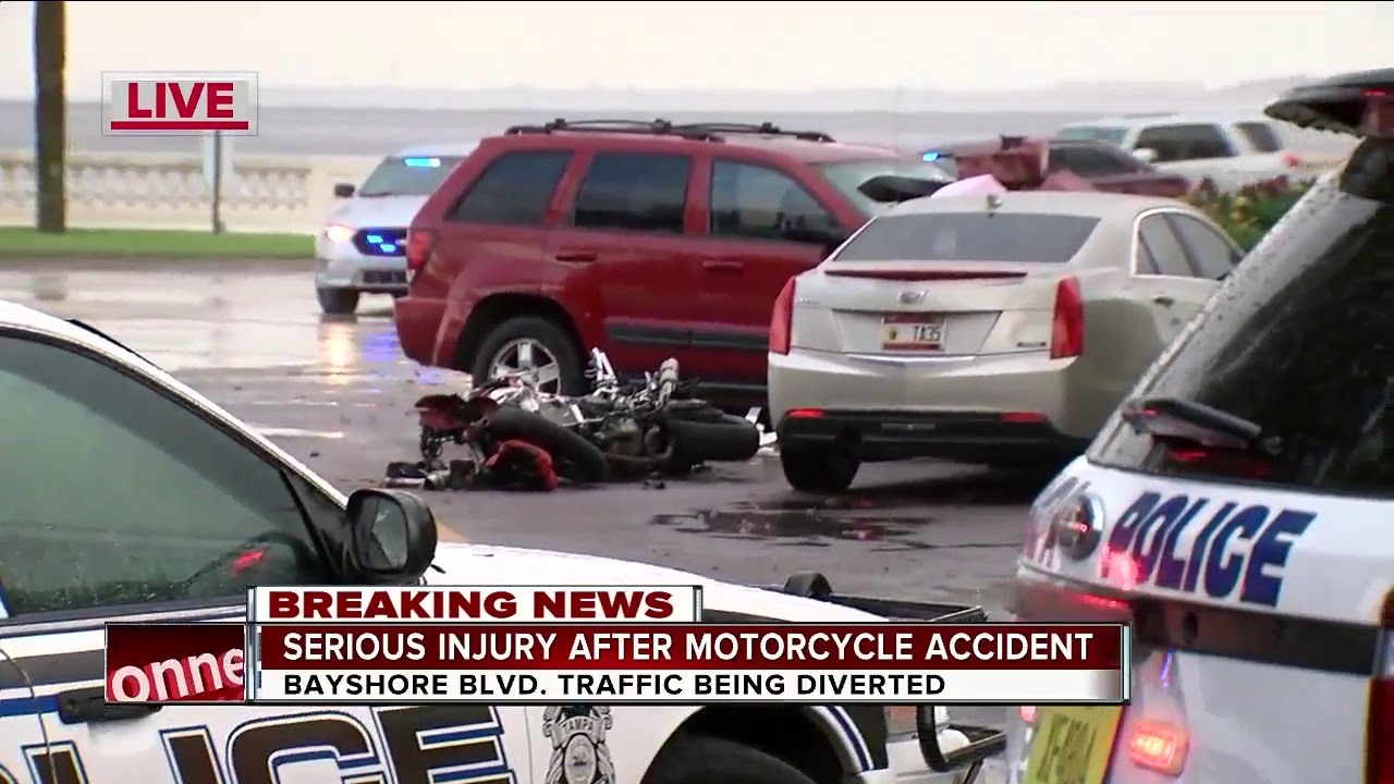 Serious injury accident on Bayshore YouTube