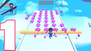 Roof Rails Gameplay Walkthrough All Level 4 - 12 Update (Android,iOS) Part 1