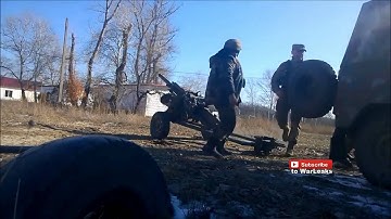 Ukraine War 2015 - Ukrainian Artillery Team Recives Accurate Answer By Novorossian Counter Battery