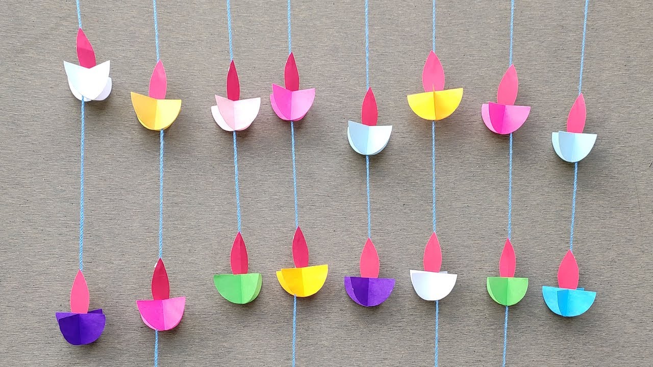 Diwali Wall Hanging Ideas // Diwali Decoration Ideas at Home // Diya