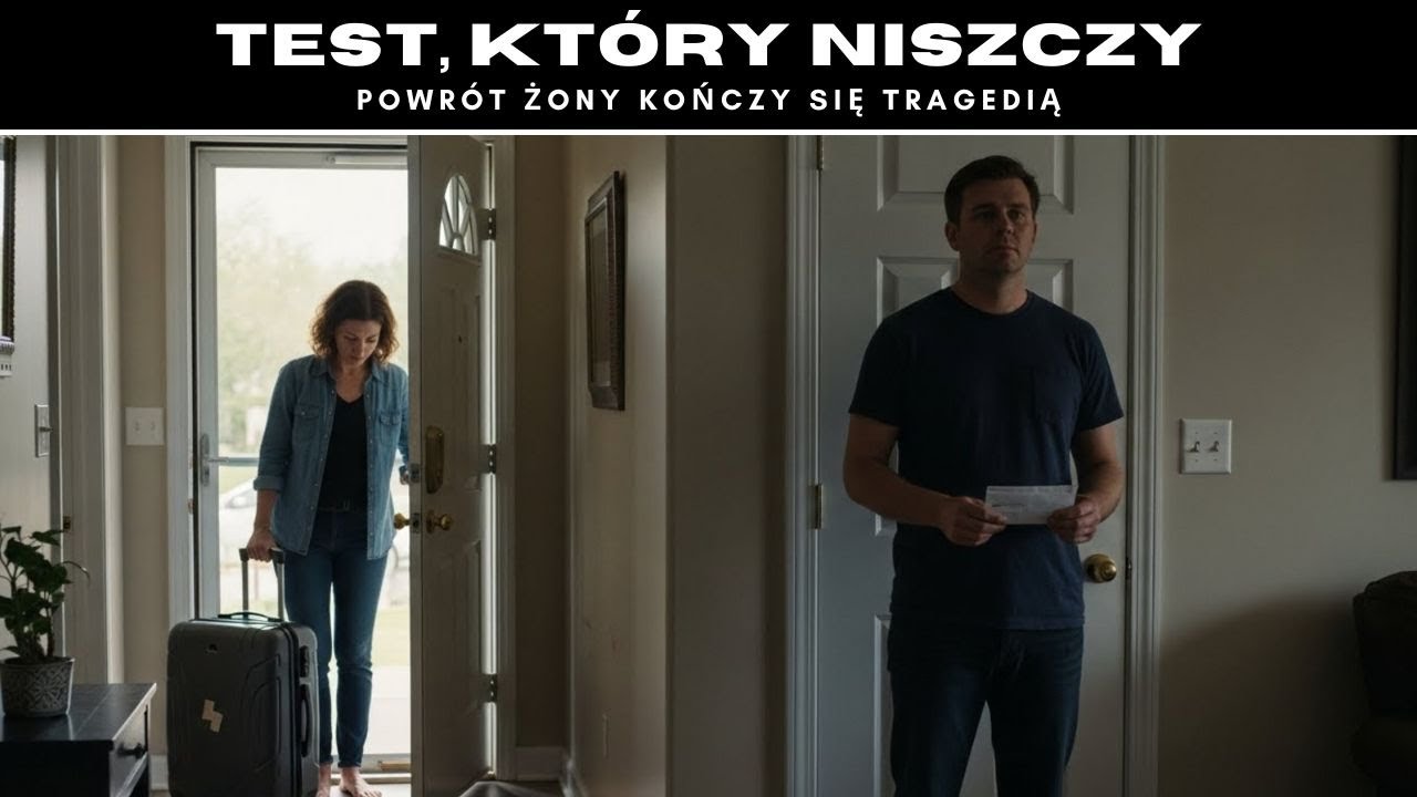 Moja żona wróciła z wakacji z moim bratem… Gdy stanęła w drzwiach, wręczyłem jej jego test HIV