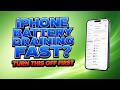 iPhone Battery Draining Fast? Turn This Off First Before You Replace the Battery