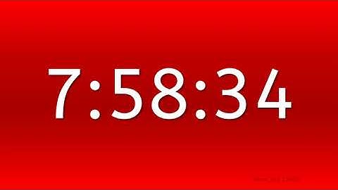 Free Digital Clock for PowerPoint - MatsClock 120005