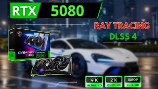 RTX 5080 TEST IN 10 GAMES- R7-9800X3D -RT DLSS/FSR