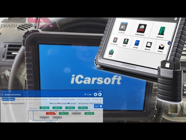 Tablette de diagnostic iCarsoft CR Max BT ( Elle envoi du lourd le TOP  👍🔥🔥 ) 