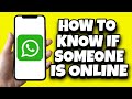 How to see if someone is online on whatsapp new update