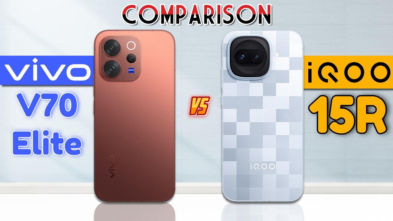 iQOO 15R vs Vivo V70 Elite : Which Phone is Best Under 50000❓😲