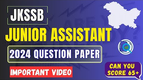 JKSSB Junior Assistant Previous Year Paper Discussion 🔥| Difficulty Level & Exam Pattern 