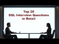 Top 20 SQL Interview Questions in Retail