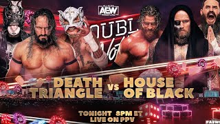 House Of Black Vs Death Triangle - AEW Double Or Nothing 2022 - Highlights.