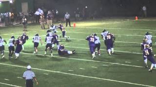 Warren Easton's Devin Glenn seals the victory with 20yd scamper to pay dirt vs Holy Cross