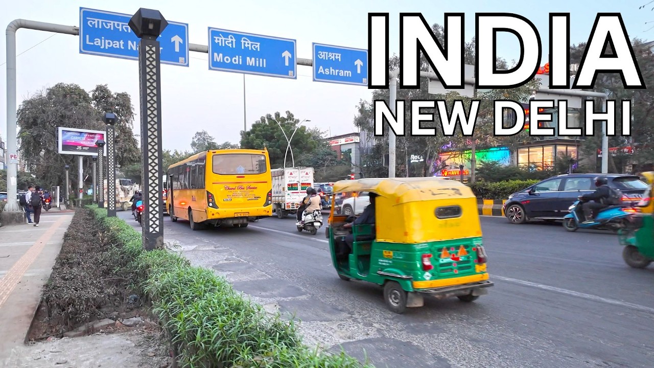 Walking in New Delhi 2026 🇮🇳 | Lajpat Nagar, South Delhi Traffic & Street Life (4K)