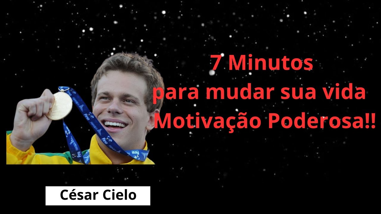 César Cielo essa e a chave para mudar toda sua vida vídeo motivacional ...