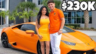 WE BOUGHT A LAMBORGHINI HURACAN AT 24!!! (Taking delivery of our dream car)