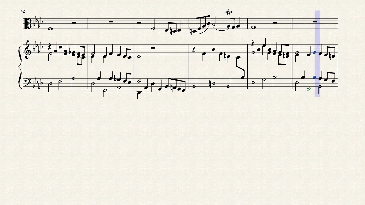 Largo from the Sonata in F Minor (BWV 1018 No. 1) for Viola & Piano - YouTube Mike Magatagan