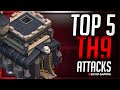 Top 5 Best Clash Attacks for Town Hall 9