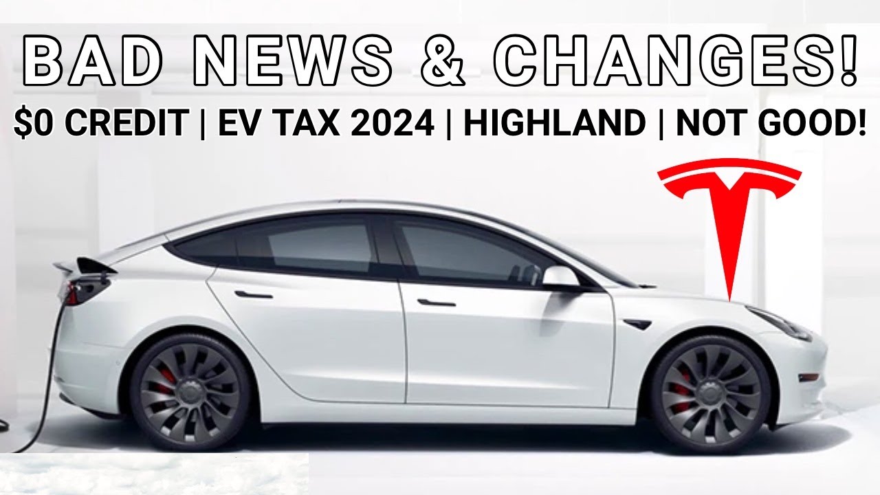 Tesla Model 3 RWD and Long Range tax credits reduced for 2024