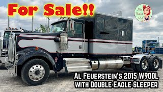 FOR SALE! Al Feuerstein’s 2015 W900L Kenworth with Double Eagle Sleeper Truck Tour