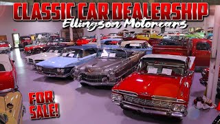 CLASSIC CAR DEALERSHIP!!! Cars For Sale! Full Showroom Walkthrough and Tour! Ellingson Motorcars. by MattsRadShow 23,336 views 5 months ago 1 hour, 1 minute