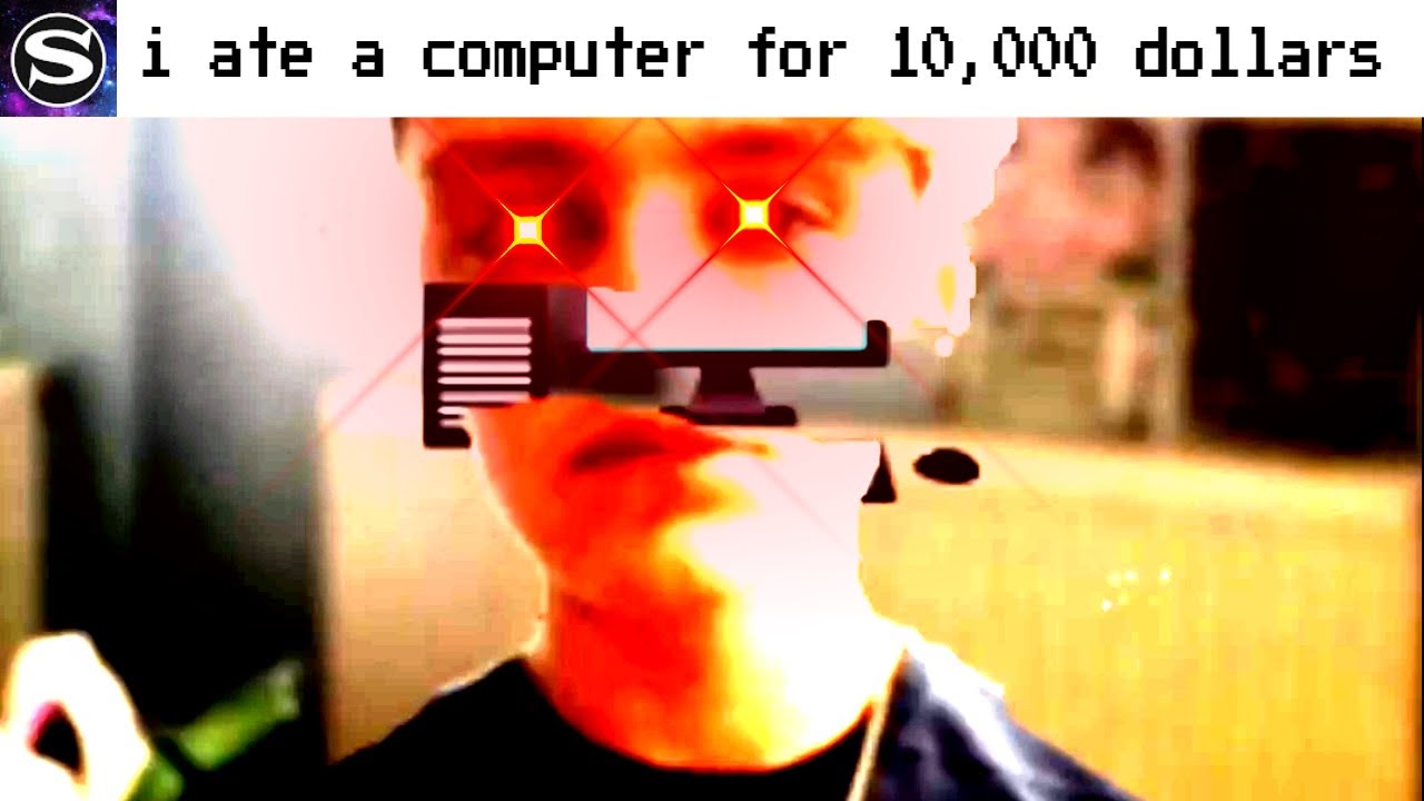 i ate a computer for 10,000 dollars - YouTube