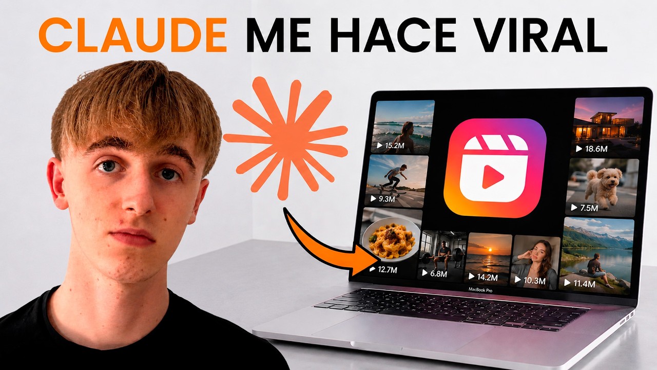 Enseñé a Claude a hacer vídeos virales y es una LOCURA