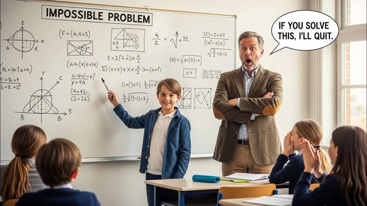 Genius Student Solved the Impossible Problem Teacher Said “If You