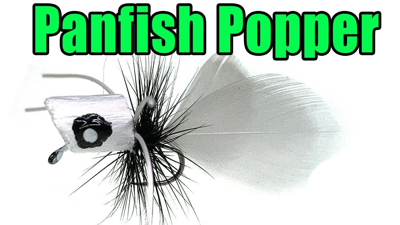 Micro Panfish Popper Fly Tying Instructions - (Great for Small