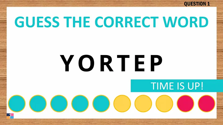 Guess the Correct Word! Unscramble in Record Time! 6 Letters | Agent Quiz