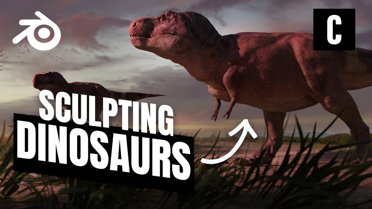Sculpting Dinosaurs In Blender YouTube