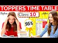 Study Time Table for Class 10 Students | Follow this to Score 95% in Class 10 Boards| Study tips