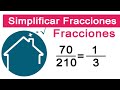 😜 SIMPLIFICAR FRACCIONES a su mínima expresión | Fracciones Irreducibles