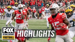 Michigan vs Ohio State | FOX COLLEGE FOOTBALL HIGHLIGHTS