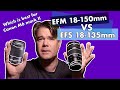 EF-M 18-150mm STM VS EF-S 18-135mm STM | Best Super Zoom for Canon M6 mark II