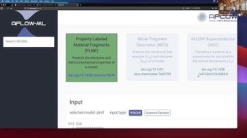 AFLOW School @ MLMR 2021 Session 3: Machine learning