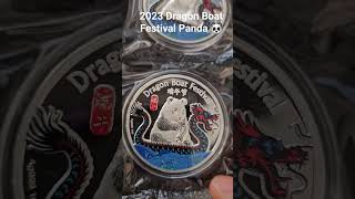 2023 Dragon 🐉 Boat Festival  1 Oz Silver Panda 🐼