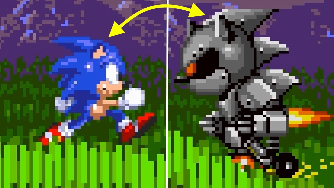 Mecha Sonic in Sonic 3 [Sonic 3 A.I.R.] [Mods]