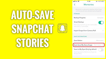 How To Autosave Snapchat Stories