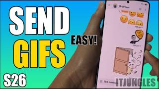 How to Send GIFs on Samsung Galaxy S26/S26+/Ultra (Messages & Keyboard) screenshot 1