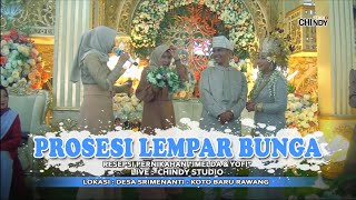 PROSESI LEMPAR BUNGA PENGANTEN | RESEPSI PERNIKHAN 'IMELDA & YOFI' KOTO BARU - CHINDY STUDIO