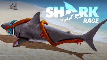 Shark Rage Gameplay New Skin Unlocked Ultra High Graphics UHD 60fps