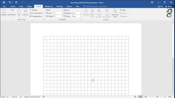 How to create a custom grid line view in Word