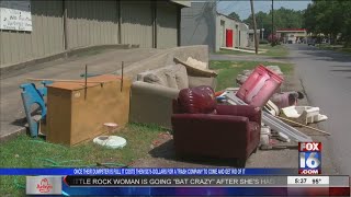 Illegal Dumping at Salvation Army Thrift Store